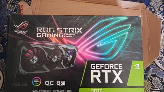 ASUS ROG Strix RTX 3070 oc 8gb (highest/best 3070 varient)