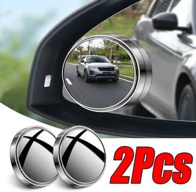 Car Side Mirror Set  Tow  Pcs Convex Glass Blind Spot Safe