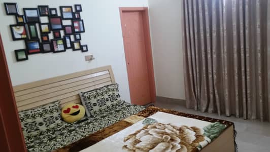 Bed with 4 inches durafoam mattress