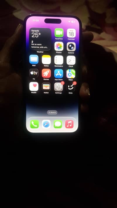 I phone 14 pro non pta 128 gb water pack