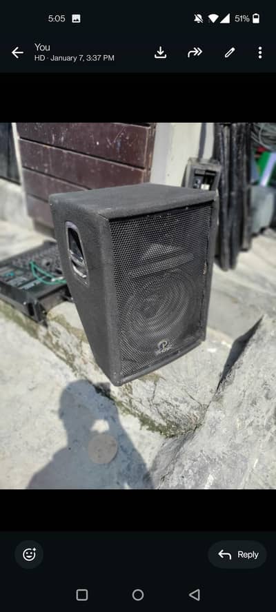 monitor speakers for sale phonic EMS 152 stage monitor