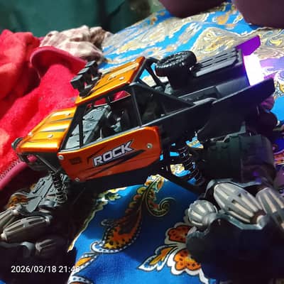 Drift monster truck, smoke