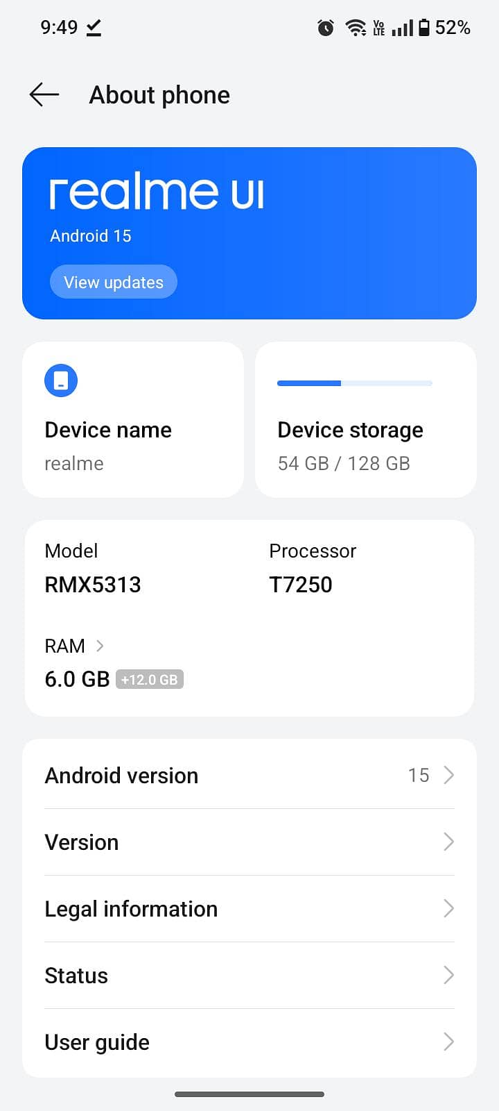 realme note 70 7