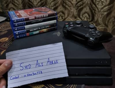 Ps4 Pro 1TB - Good condition (with Controller + Games Available)