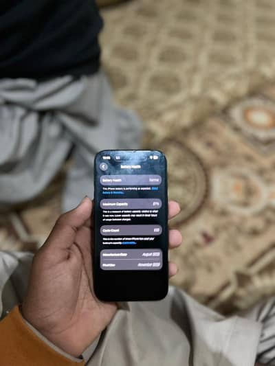 jv set with box 87battery health all okay