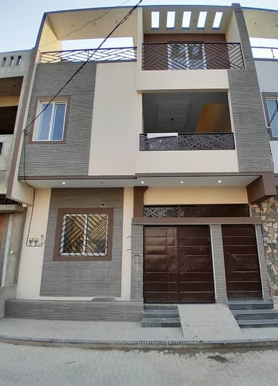 BRAND NEW 120 SQ YARDS GROUND + 1 FLOOR HOUSE IN PUNJABI SAUDAGAR CITY 2