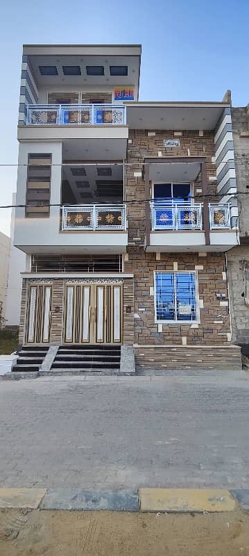 BRAND NEW 120 SQUARE YARD GROUND+ONE HOUSE FOR SALE SECTOR 36-A SOOMRA COOPERATIVE HOUSING SOCIETY SCHEME 33 KARACHI