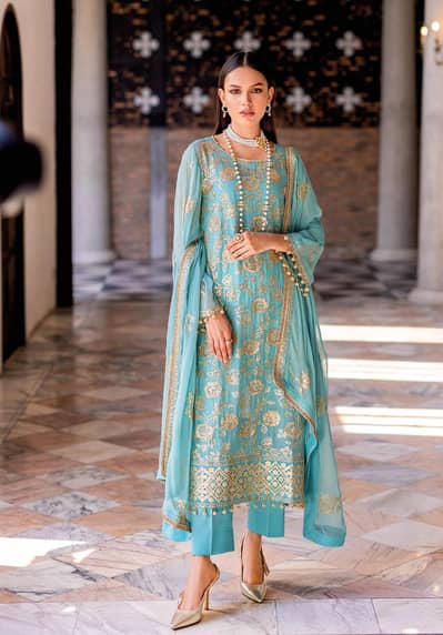 Gul Ahmed Original Lawn Suit – Brand New Sale