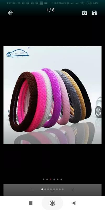 Universal Car Steering Cover - Velvet Steering Cover - Daimond