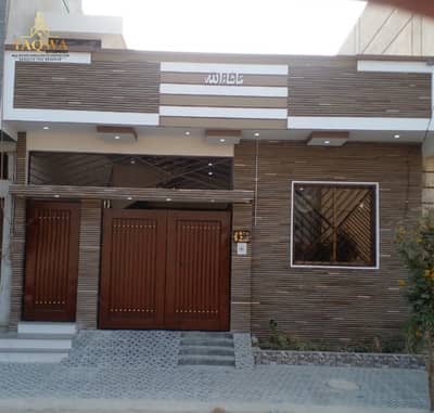 BRAND NEW HOUSE FOR SALE Gulshan-e-maymar Sector Q 120 Square Yards East Open 30 Wide Road
