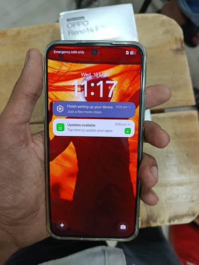 Oppo Reno 14f 5g (8+256) 11 manth waranty