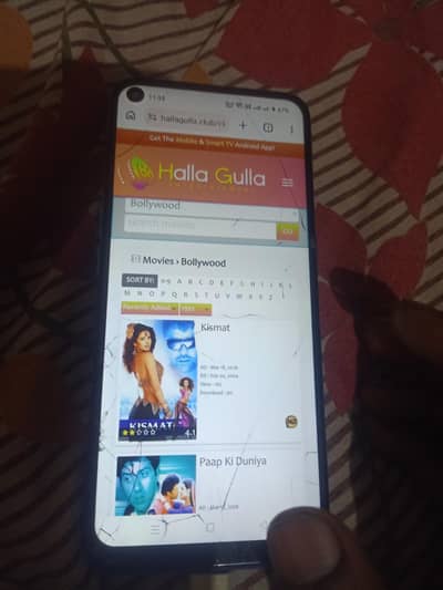 oppo a 53 4gb 64gb only set glass crack