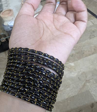 Indian raindrop bangles