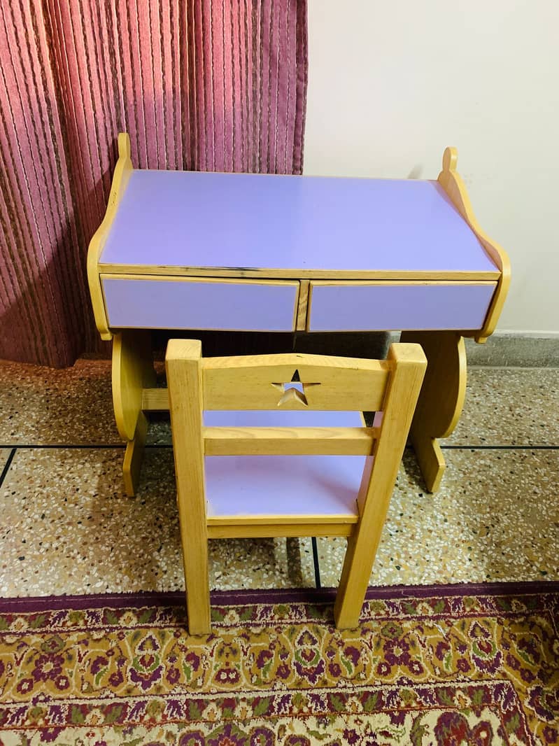 Single Bed, Side Table & Study Table with Chair 4