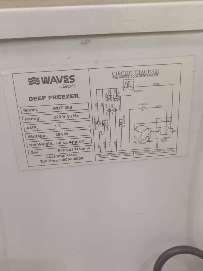 waves deepfreezer 8