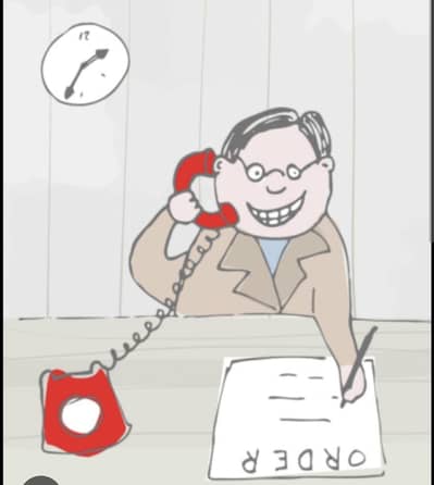 Oder taker and salesman