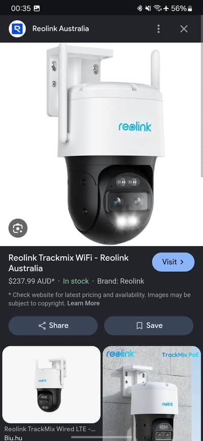 8MP Reolink Trackmax Color + Audio