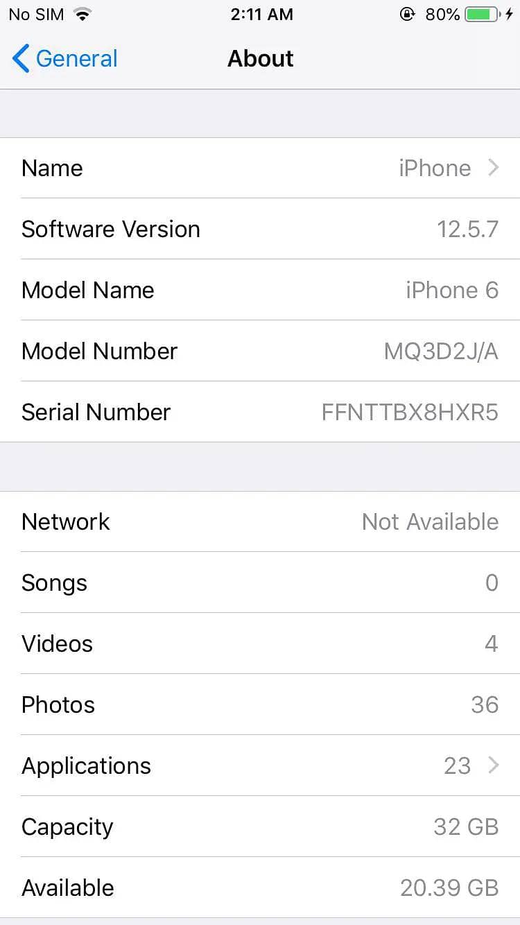 iPhone 6 full setting 2
