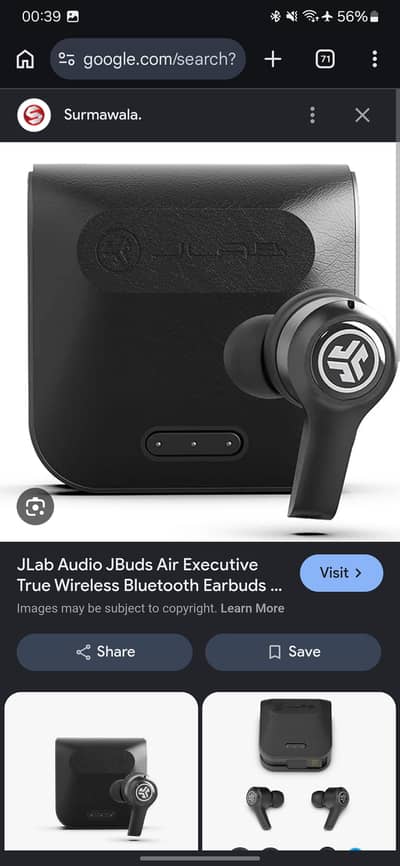 JLab airbuds Box pack