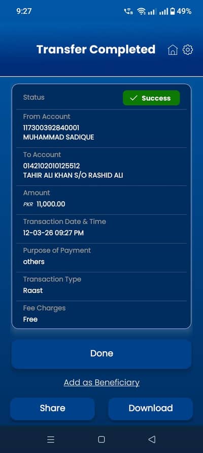 receptionist ki zaroorat he timing 9 se 4 Eid ke bad interview Hoga