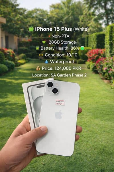 I phone 15 plus Non pta  128 gb