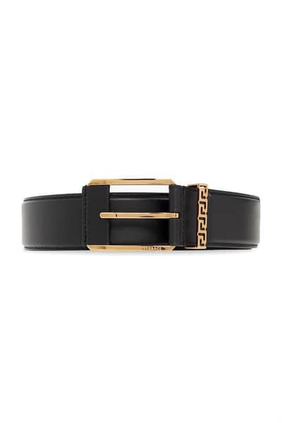 Versace Greca Accent Buckle Belt (Golden)