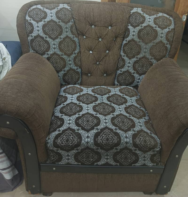 Brown Sofa set 3