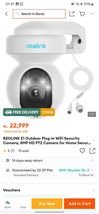 5MP PTZ 3X optical zoom Two Way audio Reolink