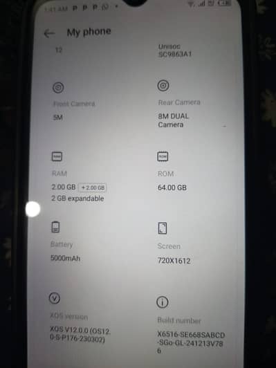 infinx smart 7 2+2 (64 gb memory 0346.2638994