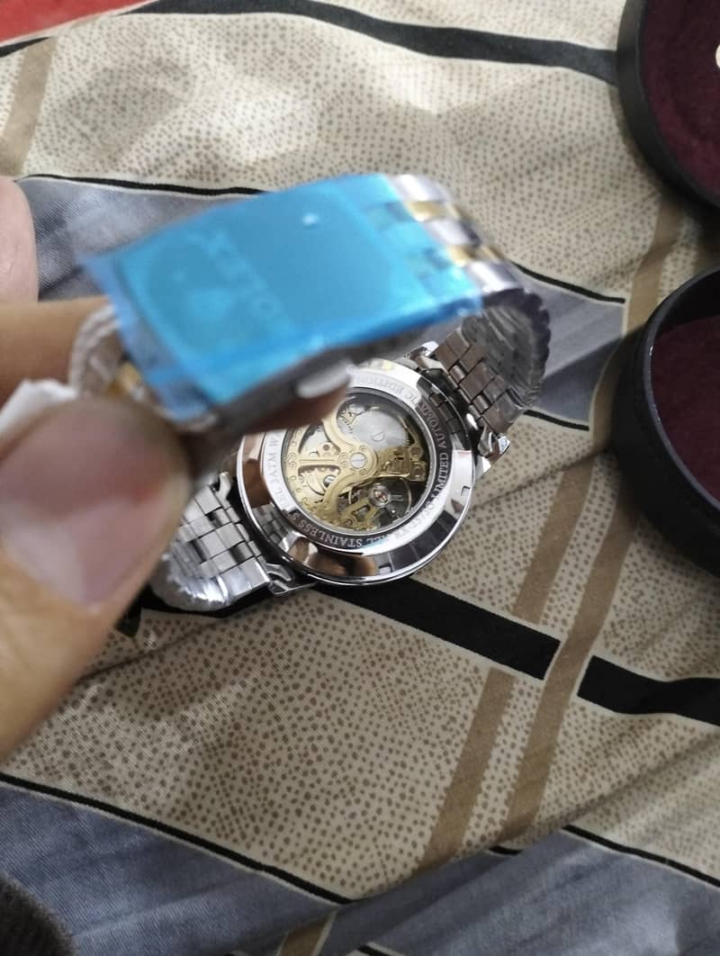 Rolex skeleton automatic watch 2