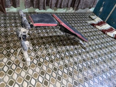 4 in 1 Bench press / Adjustable barbell Rack For home