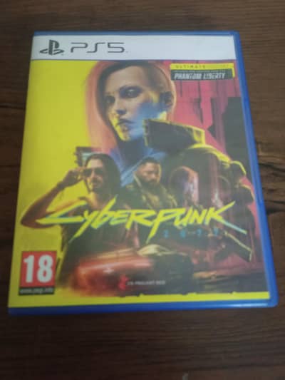 Cyberpunk game disk PS5 version 10/10 condition