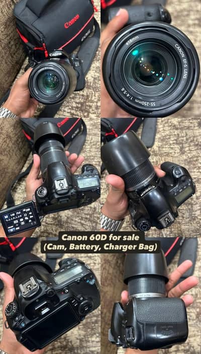 All ok camra with lenze charger and bag