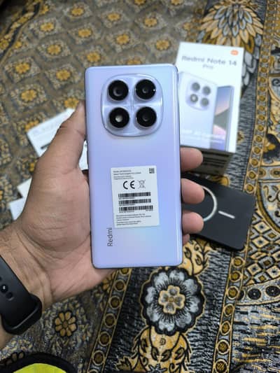 Redmi Note 14 Pro 8GB RAM 256GB Complete Box