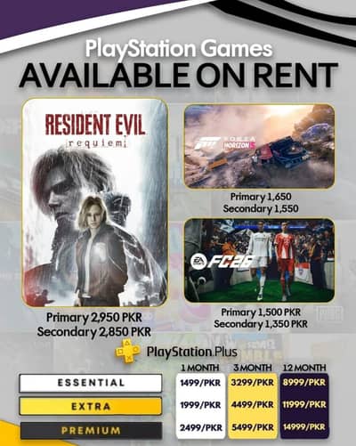 Resident Evil 9 Requiem PS5 game Primary Secondary available