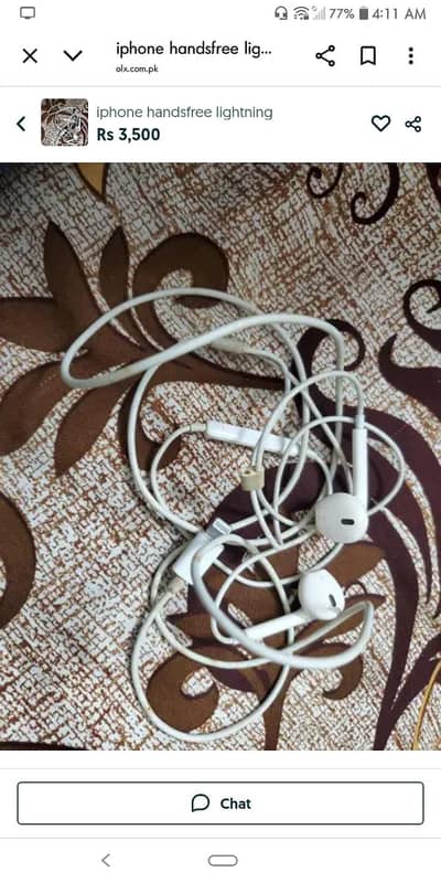 100% orignal iphone hendfree