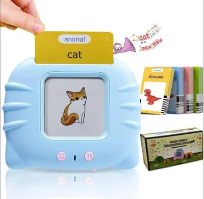 Flash card reader for kids | learning English urdu alphabets
