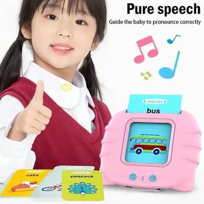 Flash card reader for kids | learning English urdu alphabets