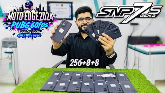 Moto Edge (2024) 5G 256/8 Snp 7s Gen 2 Original Usa Water Pack