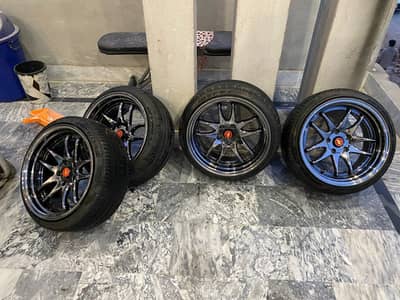 17 inches rims work cr black chrome