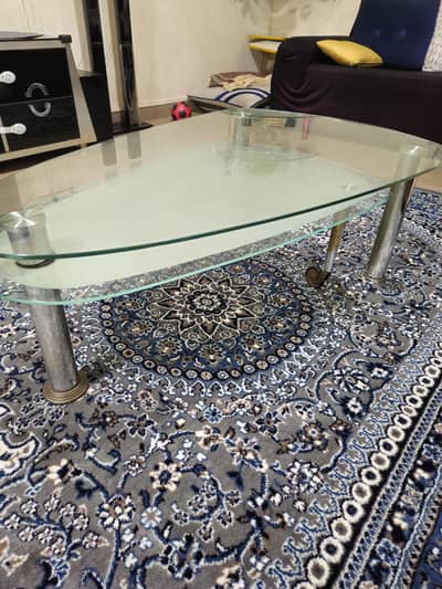 Center Table ( imported tempered glass )