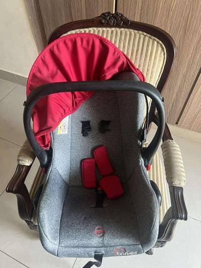 Baby carry coat plus car seat