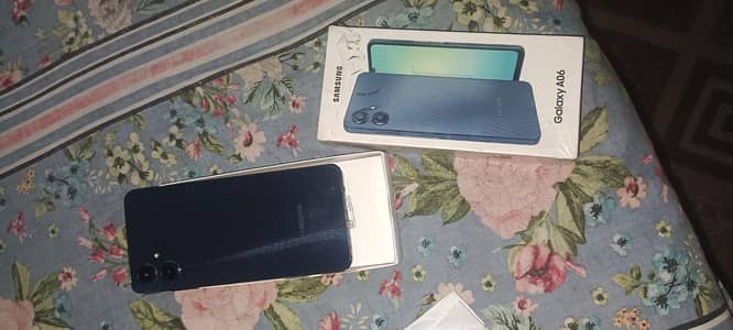 samsumg Ao6 with box  lush condition 128Gb