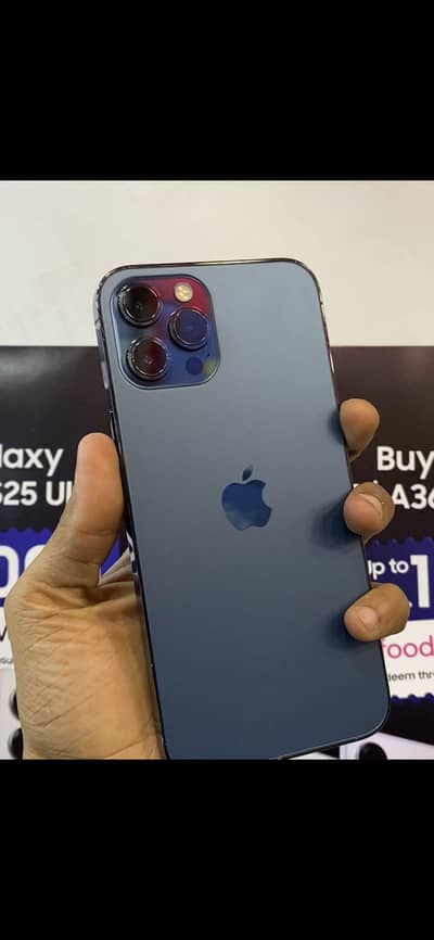 Iphone 12 pro max 256gb PTA approved 90  10/10 condition water pack