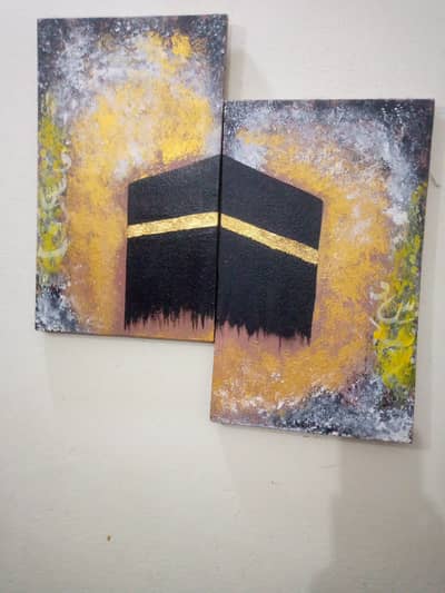 Perfect for homes, prayer spaces, or as a meaningful gift, this artwo