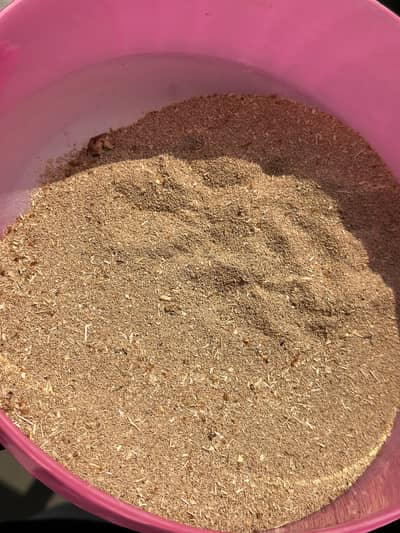 Organic fertilizer with mealworm casting Eggshells and Fruit peels