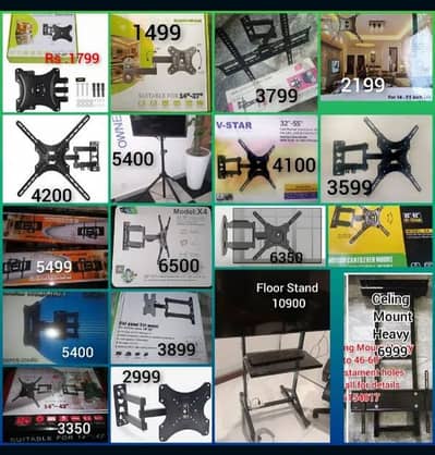 LCD LED TV Wall mount bracket tv stand with delivery & instalation
