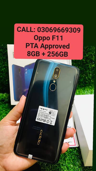 OPPO F11 PTA Approved 8GB + 256GB With Box 10by10 With Warranty