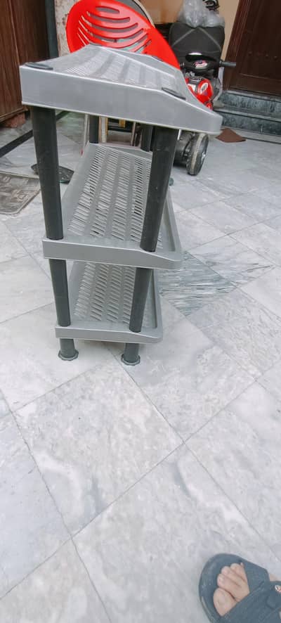 plastic shoe rack
