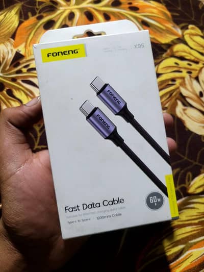 Foneng Type-c to Type-c 60W cable.